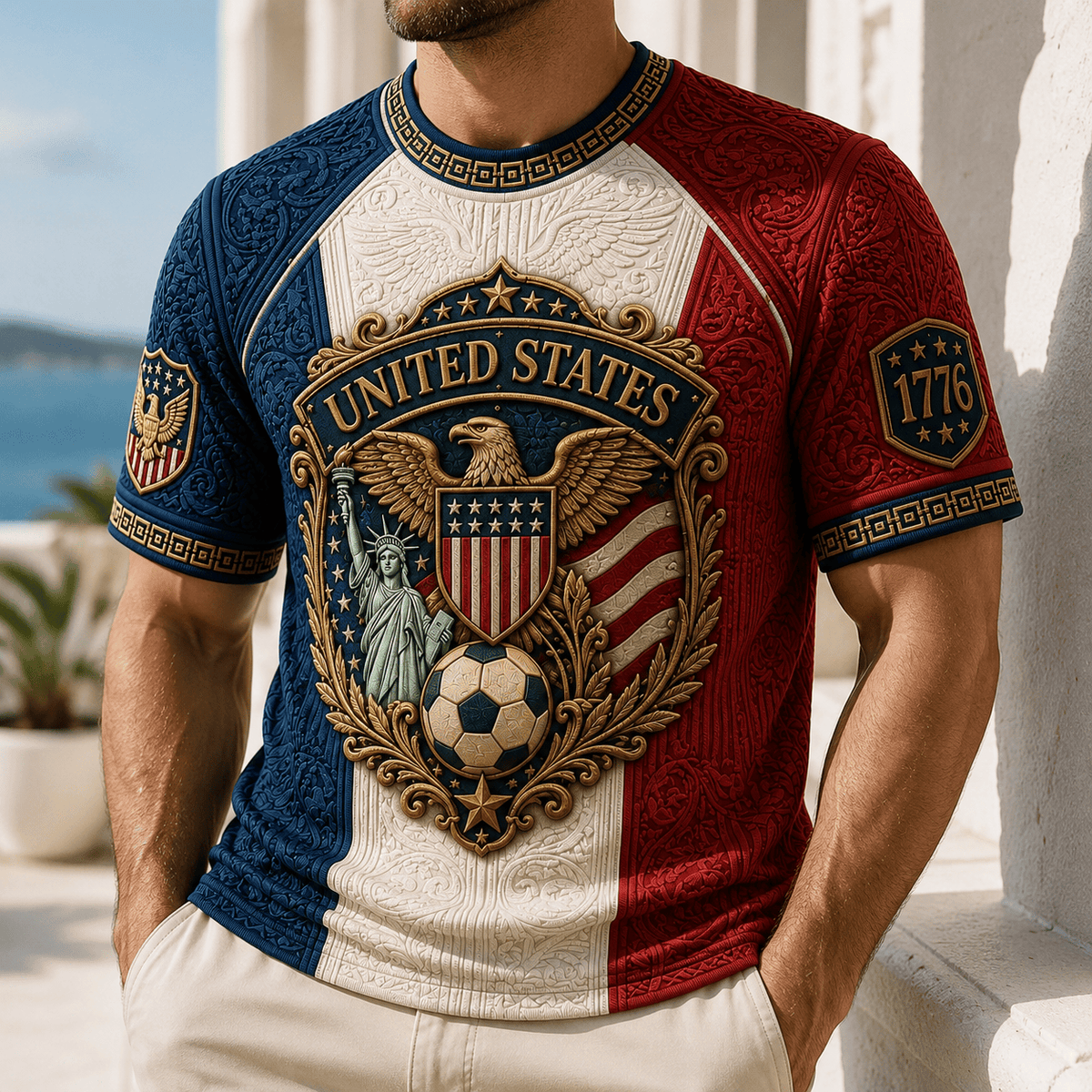 PREMIUM USMNT 3D EMBOSS SHIRT TTNL