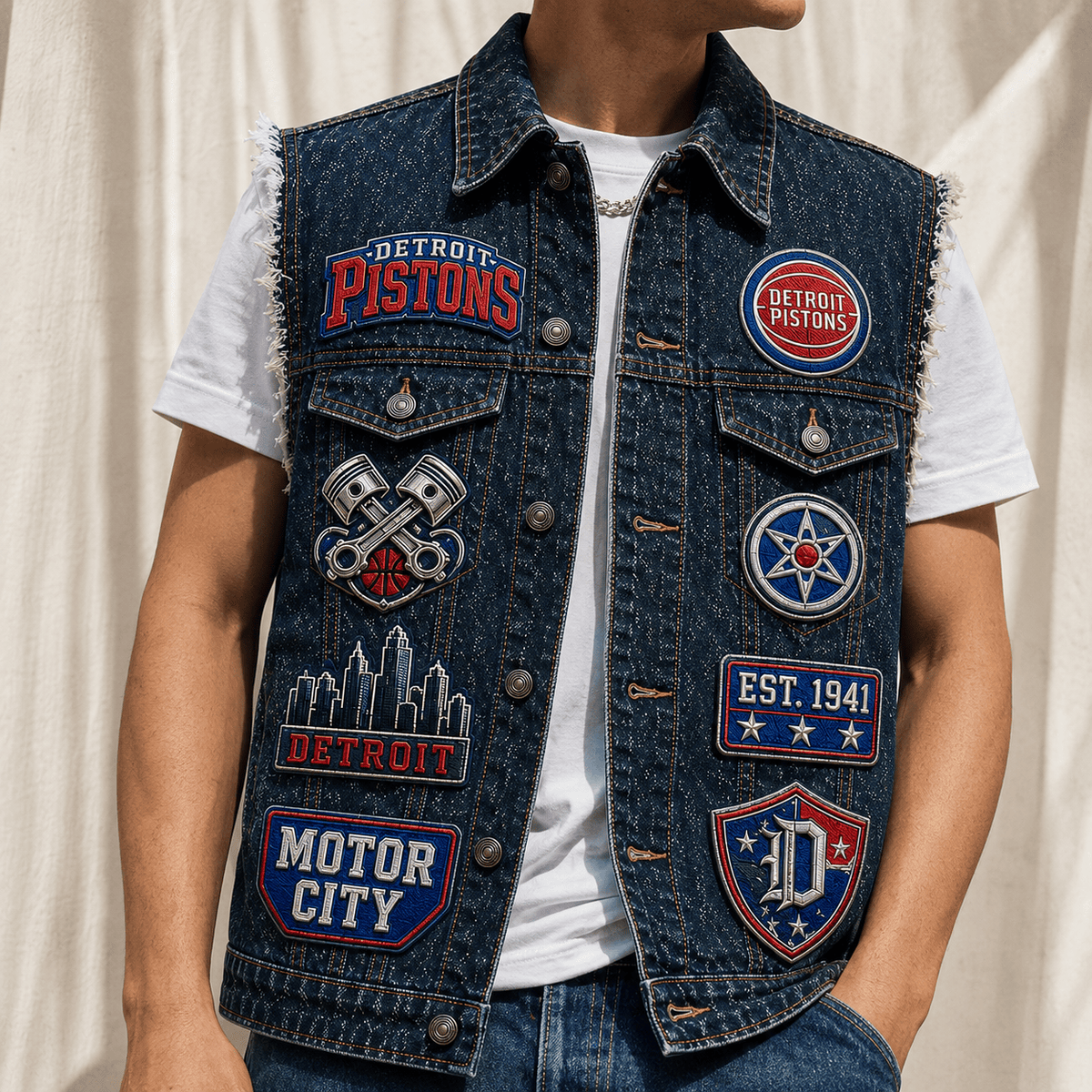 DTP PREMIUM DENIM VEST NVH