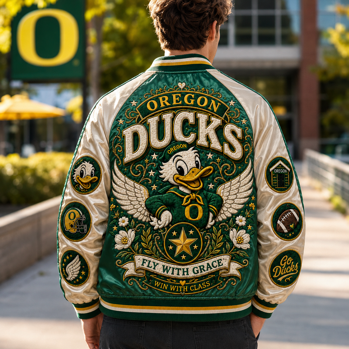 PREMIUM ORD SATIN BASEBALL JACKET NTNA