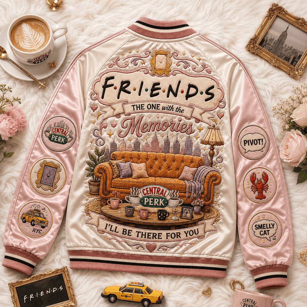 PREMIUM FRS SATIN BASEBALL JACKET NTNA