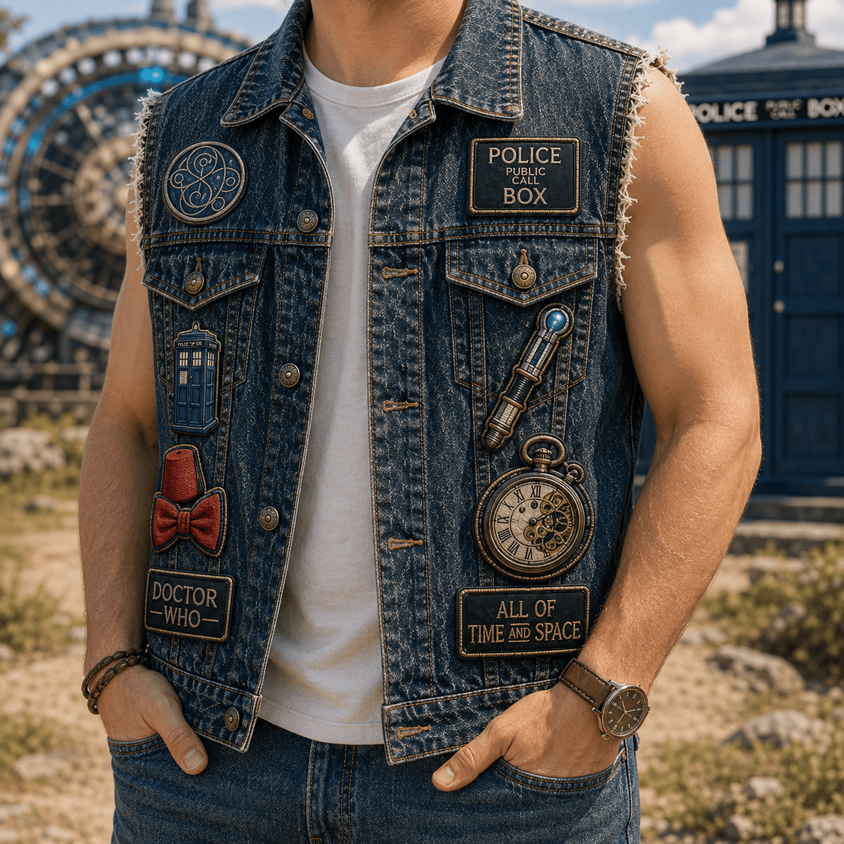 DTW PREMIUM DENIM VEST HQH
