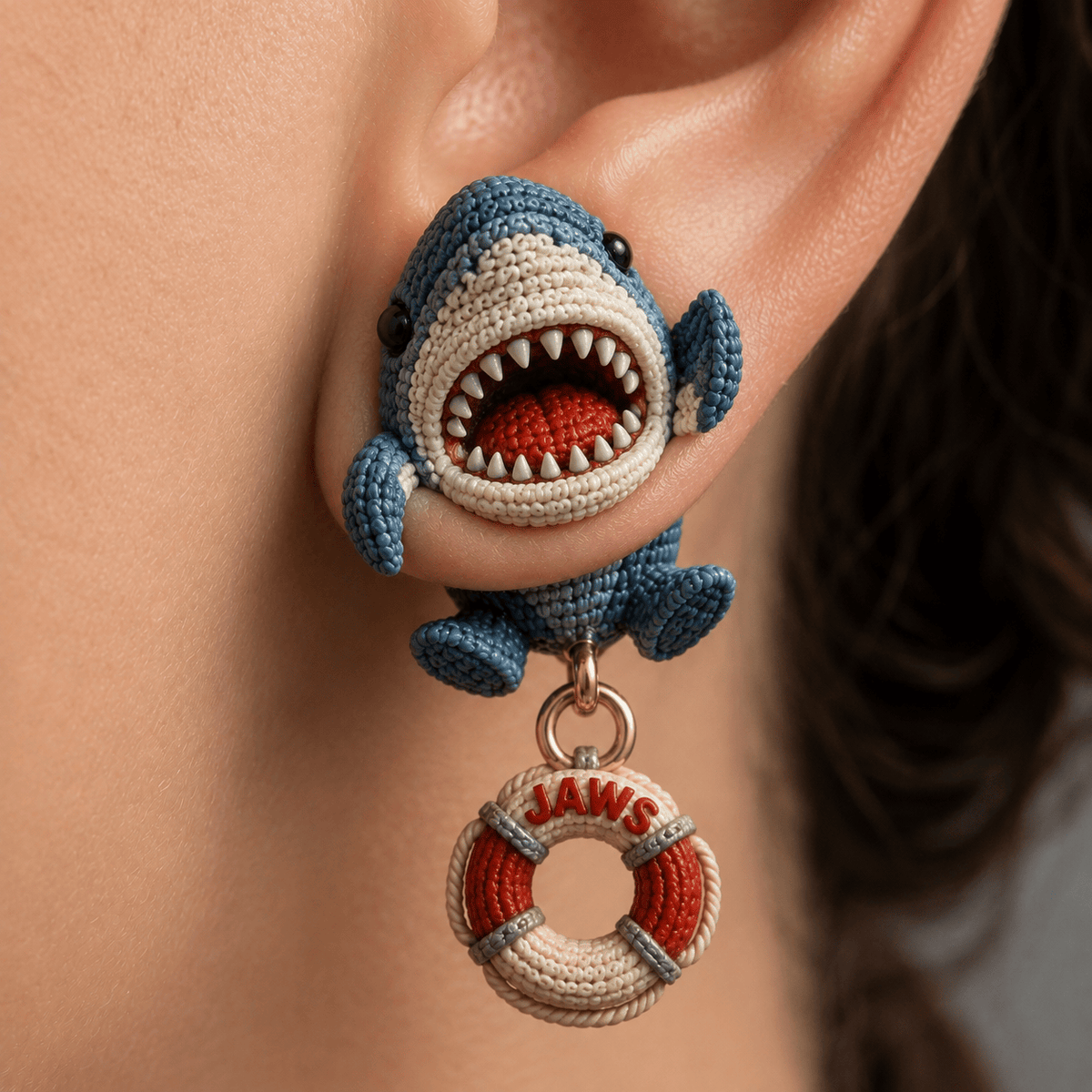 Premium JAWS Dangle Earrings HQH