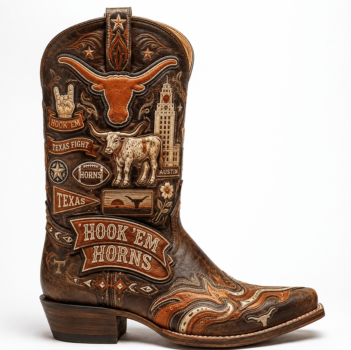 TLH WESTERN COWBOY BOOTS HTTT