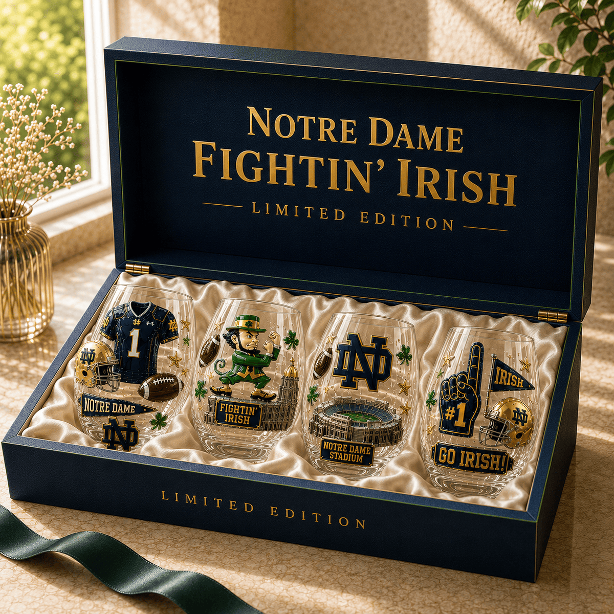 NODFI Stemless Glass Cup Set TMH