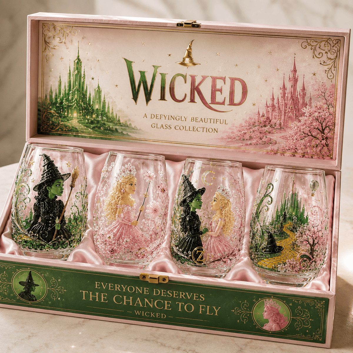 Premium WKCD Stemless Wine Glass Set BMD