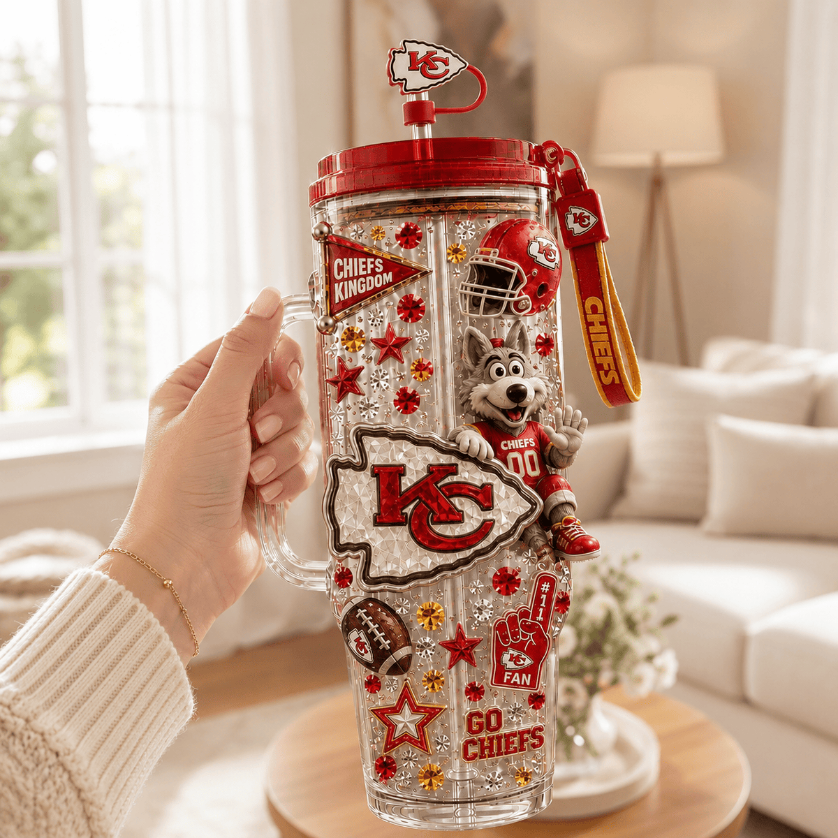 KCC 40oz Tumbler With Handle NHVH
