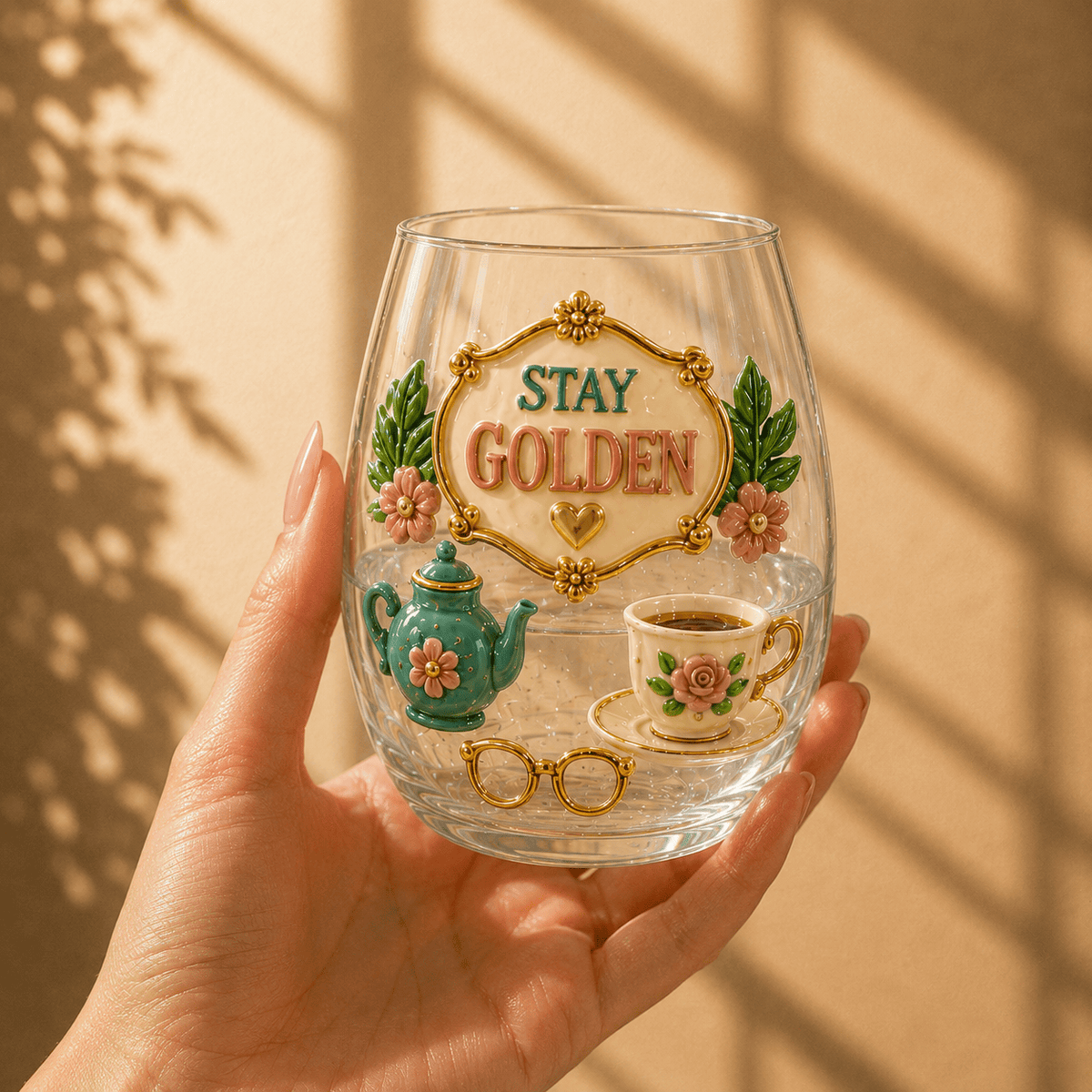 Premium TGG Stemless Wine Glass Set TMH