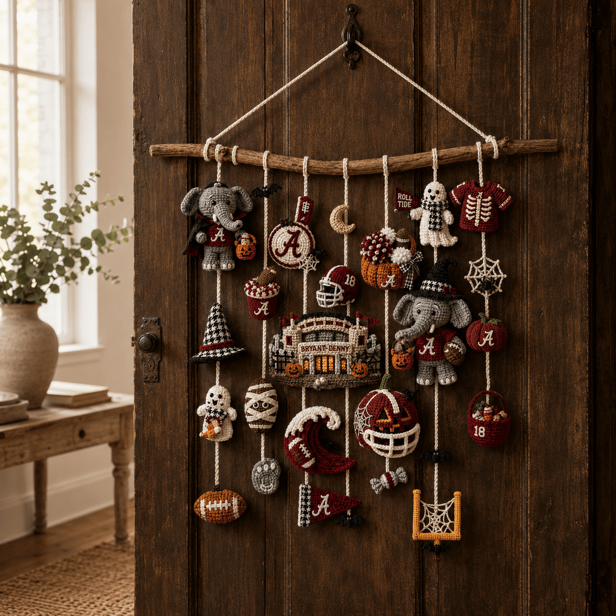 ACT Halloween Crochet Wall Hanging HTTT