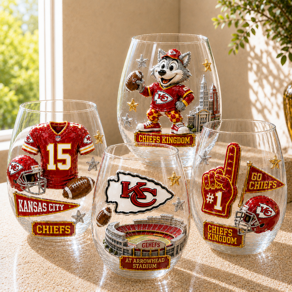 Premium KCC Whiskey Glass Set TMH