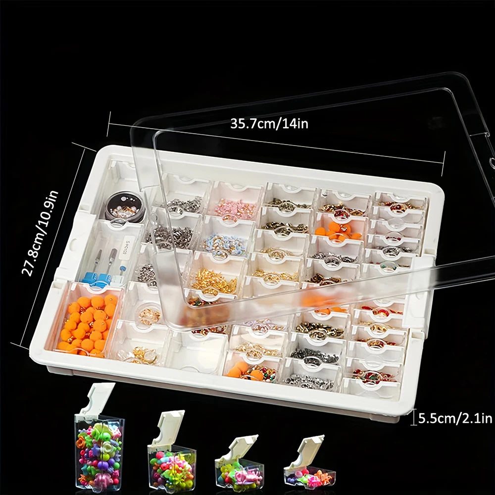 EverShine Drill Containers Diamond Painting Tool Accessories Diamond Embroidery Box Mosaic Storage Box New Arrivals 2025 Gifts